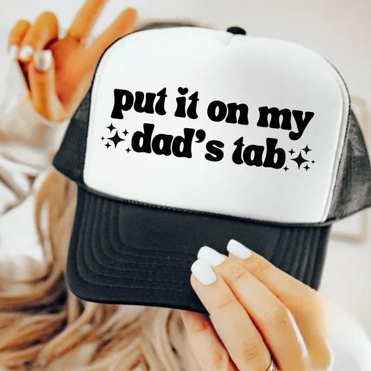 Put it on my dads tab SnapBack hat